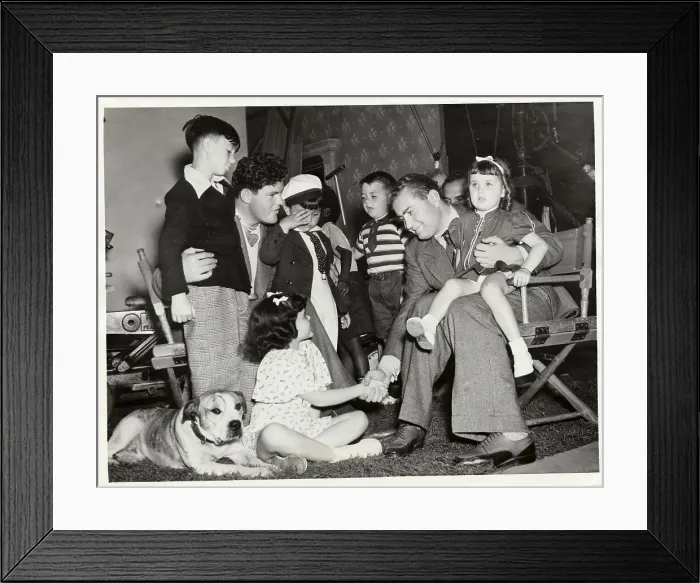 Framed Print : Vittori Mussolini Sitting with The Little Rascals Framed Print : Vittori Mussolini Sitting with The Little Rascals