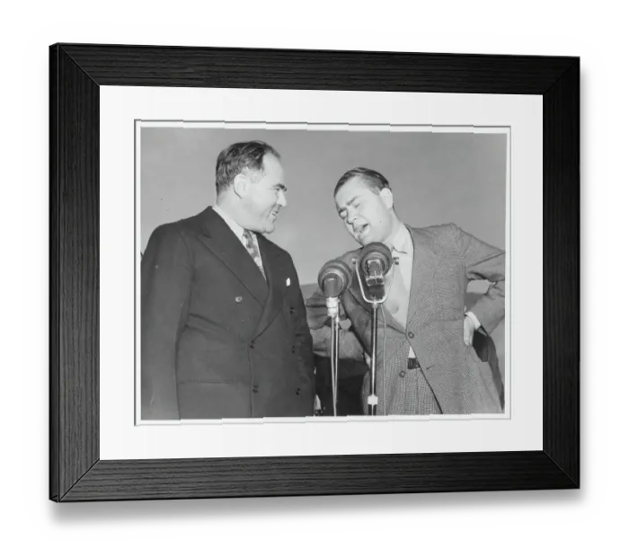 Framed Print : Vittorio Mussolini with Hal Roach Framed Print : Vittorio Mussolini with Hal Roach
