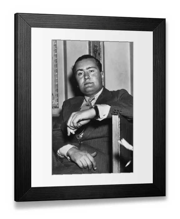 Framed Print : Portrait of Vittorio Mussolini Framed Print : Portrait of Vittorio Mussolini