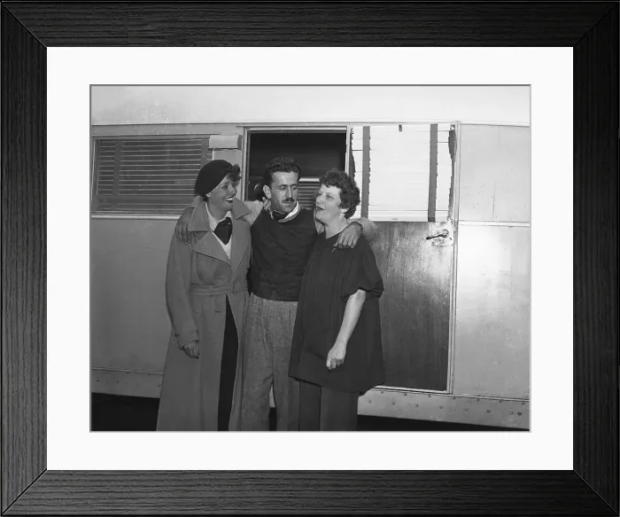 Framed Print : Gypsy Rose Lee with Husband and Mother Framed Print : Gypsy Rose Lee with Husband and Mother