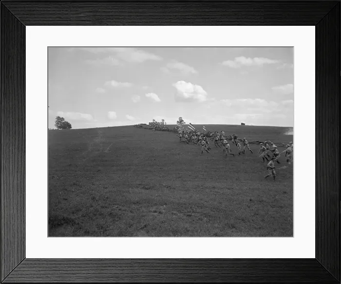 Framed Print : Re-Enactment of Civil War Battle of Antietam Framed Print : Re-Enactment of Civil War Battle of Antietam