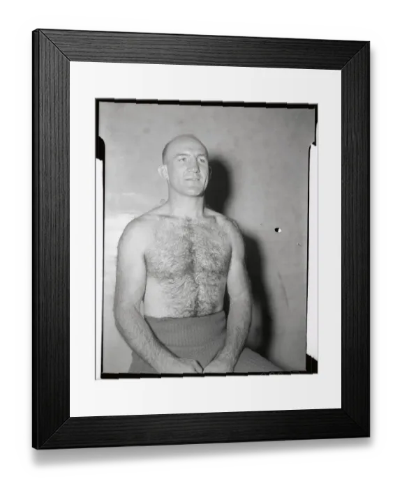 Framed Print : Portrait of Marcel Thil Framed Print : Portrait of Marcel Thil