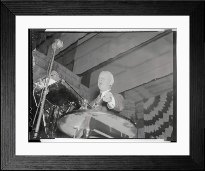 Framed Print : Alfred Smith Speaking at Primary Rally Framed Print : Alfred Smith Speaking at Primary Rally