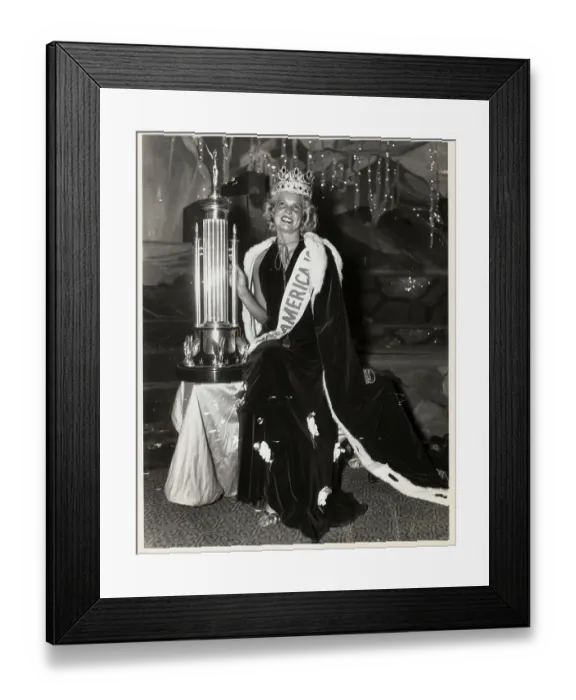 Framed Print : Bette Cooper as Miss America Framed Print : Bette Cooper as Miss America
