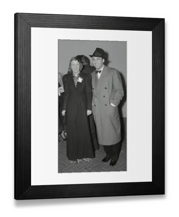 Framed Print : Full Length Portrait of Betty Furness and Jimmie Green Framed Print : Full Length Portrait of Betty Furness and Jimmie Green