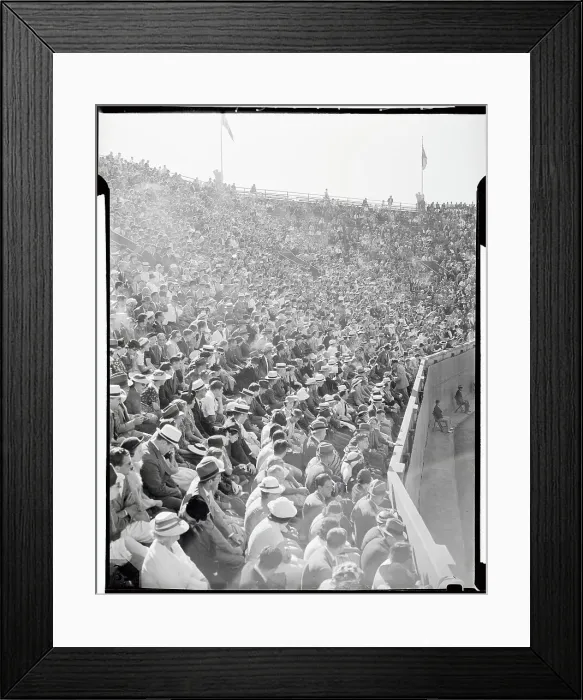Framed Print : Spectators Watching National Singles Match in Forest Hills Framed Print : Spectators Watching National Singles Match in Forest Hills