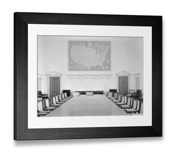 Framed Print : Federal Reserve Board Room Framed Print : Federal Reserve Board Room