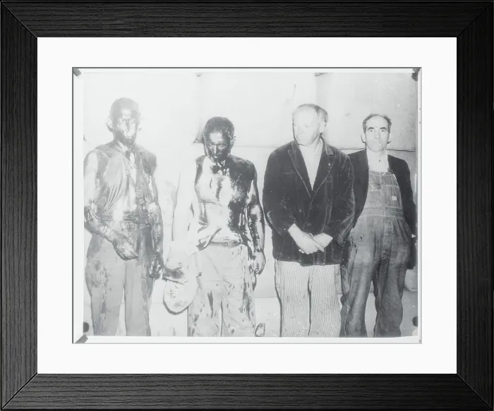 Framed Print : Tarred and Feathered Men Framed Print : Tarred and Feathered Men