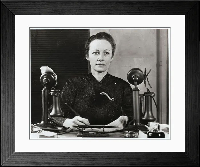 Framed Print : Portrait of Dr Evelyn Reichenbach