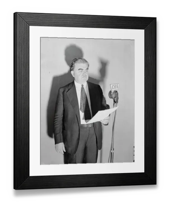 Framed Print : John L. Lewis Speaking Framed Print : John L. Lewis Speaking