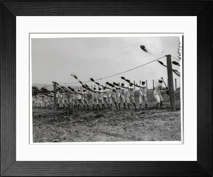 Framed Print : Soldiers Digging Trenches Framed Print : Soldiers Digging Trenches