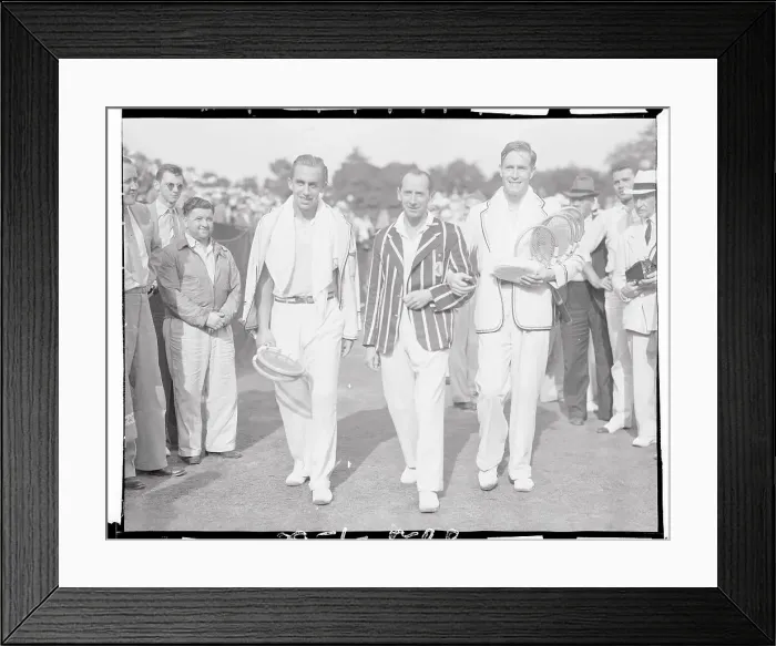 Framed Print : Trio of Tennis Players Framed Print : Trio of Tennis Players