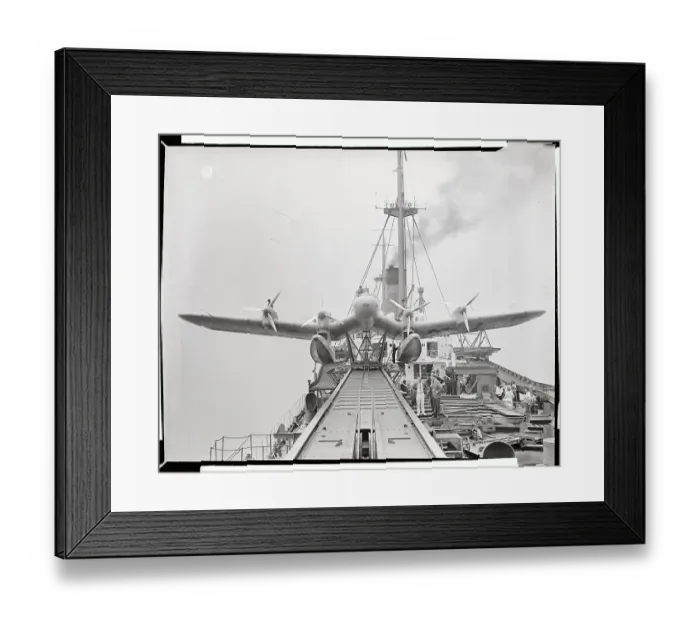 Framed Print : German Seaplane Poised for Take-Off 1937 Framed Print : German Seaplane Poised for Take-Off 1937