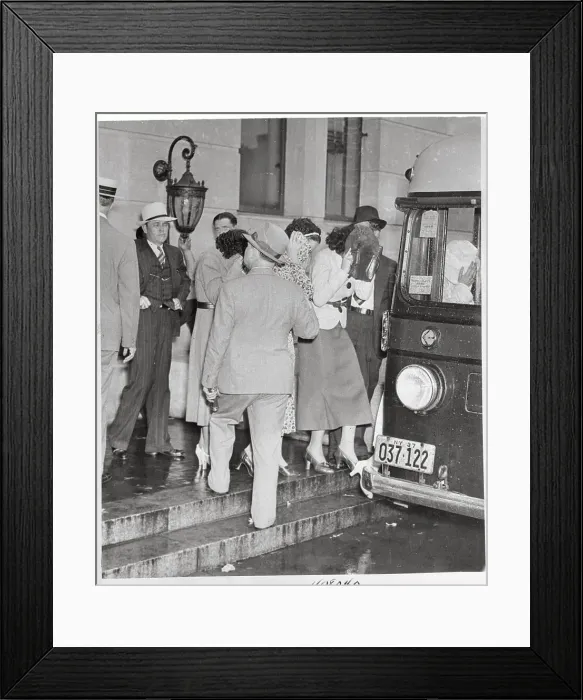 Framed Print : Women Arrested in Vice Raid Framed Print : Women Arrested in Vice Raid