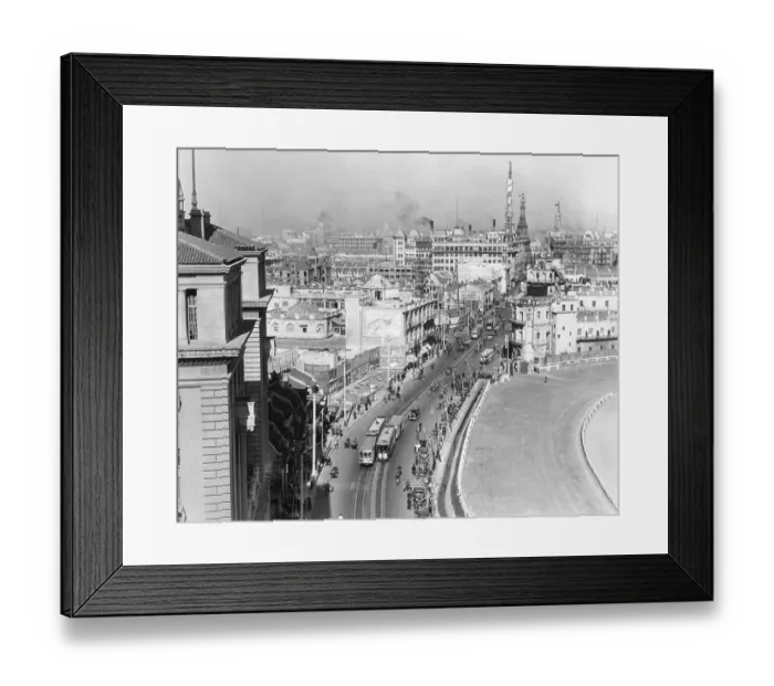Framed Print : Aerial View of Shanghai Framed Print : Aerial View of Shanghai