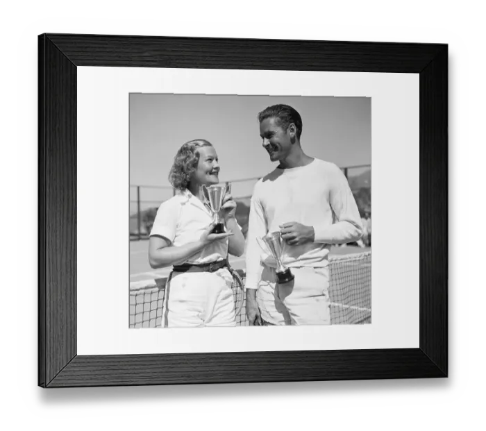 Framed Print : Errol Flynn and Irene Biller Smiling Framed Print : Errol Flynn and Irene Biller Smiling