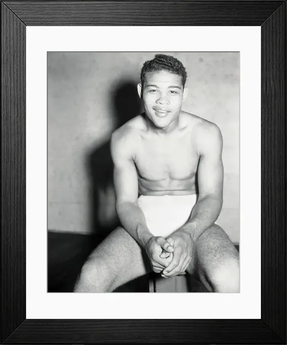 Framed Print : Portrait of Joe Louis Framed Print : Portrait of Joe Louis