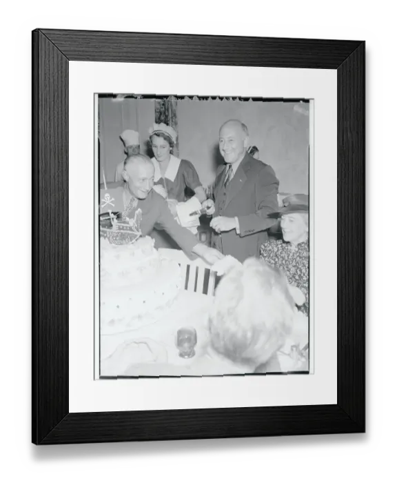 Framed Print : Cecil B. DeMille Attending His Birthday Party With Wife and Friends Framed Print : Cecil B. DeMille Attending His Birthday Party With Wife and Friends