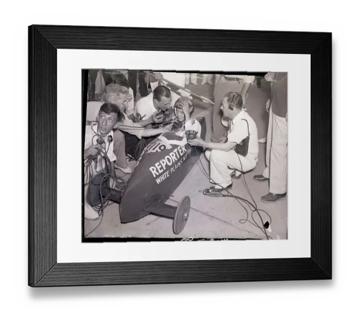 Framed Print : International Soap Box Derby Winner Framed Print : International Soap Box Derby Winner