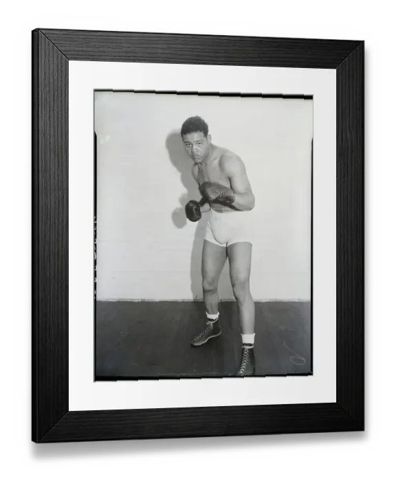 Framed Print : Joe Louis Sparring Framed Print : Joe Louis Sparring