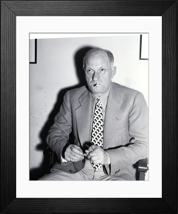 Framed Print : Boxing Promoter Mike Jacobs Framed Print : Boxing Promoter Mike Jacobs