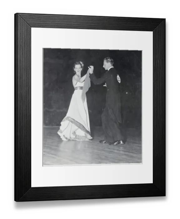 Framed Print : Couple Dancing the Rhumba Framed Print : Couple Dancing the Rhumba