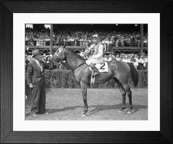 Framed Print : Pollard Sitting on Winning Horse Seabiscuit Framed Print : Pollard Sitting on Winning Horse Seabiscuit