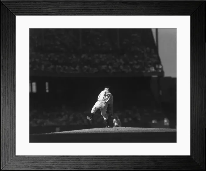 Framed Print : Bob Feller At Start Of A Pitch Framed Print : Bob Feller At Start Of A Pitch