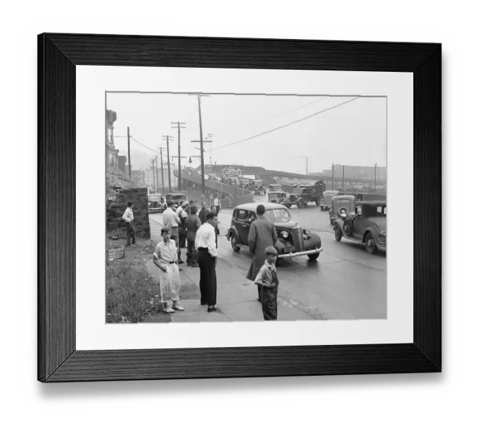 Framed Print : Union Organizers Greeting Ford Plant Workers Framed Print : Union Organizers Greeting Ford Plant Workers