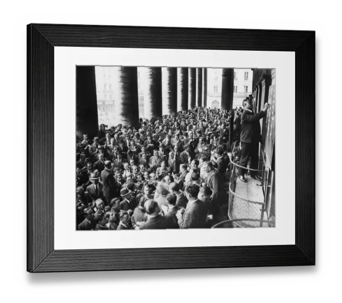 Framed Print : Paris Stock Exchange Framed Print : Paris Stock Exchange