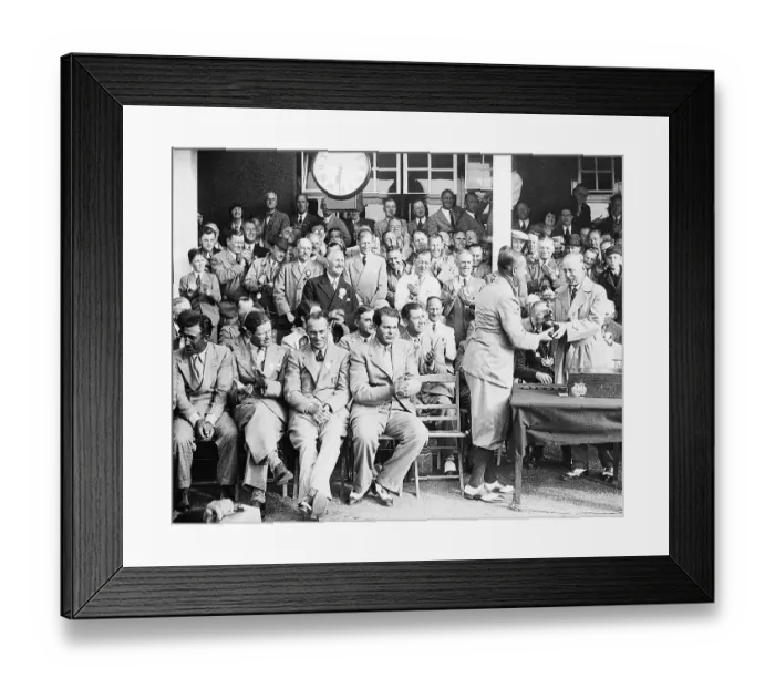 Framed Print : 1937 Ryder Cup Awards Ceremony Framed Print : 1937 Ryder Cup Awards Ceremony