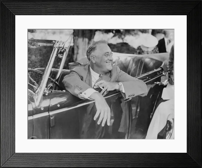 Framed Print : President Franklin Roosevelt Giving Tour of Estate Framed Print : President Franklin Roosevelt Giving Tour of Estate