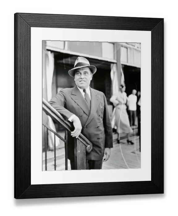 Framed Print : Generoso Pope Posing Framed Print : Generoso Pope Posing