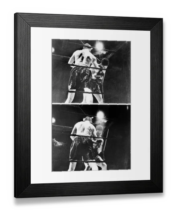 Framed Print : Joe Louis Boxing Against Jimmy Braddock Framed Print : Joe Louis Boxing Against Jimmy Braddock