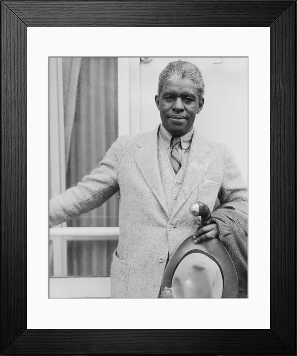 Framed Print : Singer Roland Hayes Returning to New York City Framed Print : Singer Roland Hayes Returning to New York City