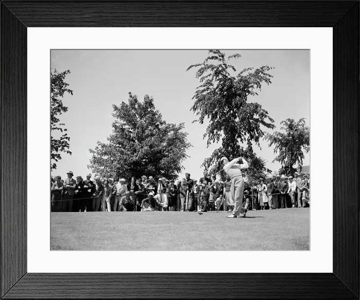 Framed Print : Sam Snead In Golf Championship