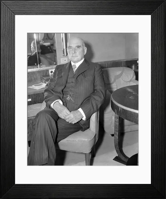 Framed Print : J.P. Morgan, Jr. Sitting Aboard Ship Framed Print : J.P. Morgan, Jr. Sitting Aboard Ship