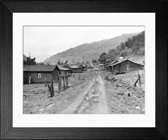 Framed Print : Abandoned Coal Mine Camp Framed Print : Abandoned Coal Mine Camp