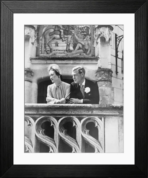 Framed Print : Duke And Duchess Of Windsor On Wedding Day Framed Print : Duke And Duchess Of Windsor On Wedding Day