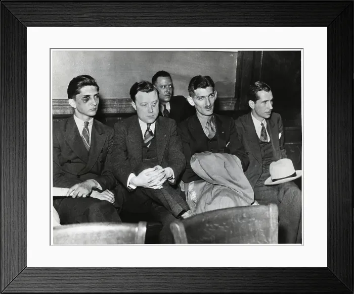 Framed Print : Walter Reuther, Alvin Stickle and Others Testify