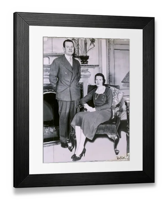 Framed Print : Mr. And Mrs. Charles E. Bedaux Framed Print : Mr. And Mrs. Charles E. Bedaux