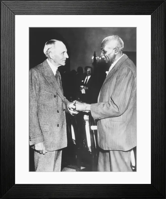 Framed Print : George Washington Carver Shaking Hands Framed Print : George Washington Carver Shaking Hands