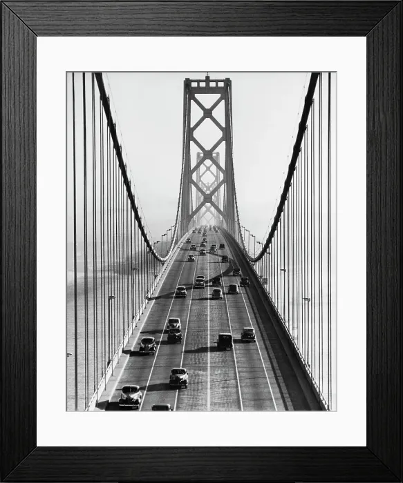 Framed Print : San Francisco-Oakland Bay Bridge Framed Print : San Francisco-Oakland Bay Bridge