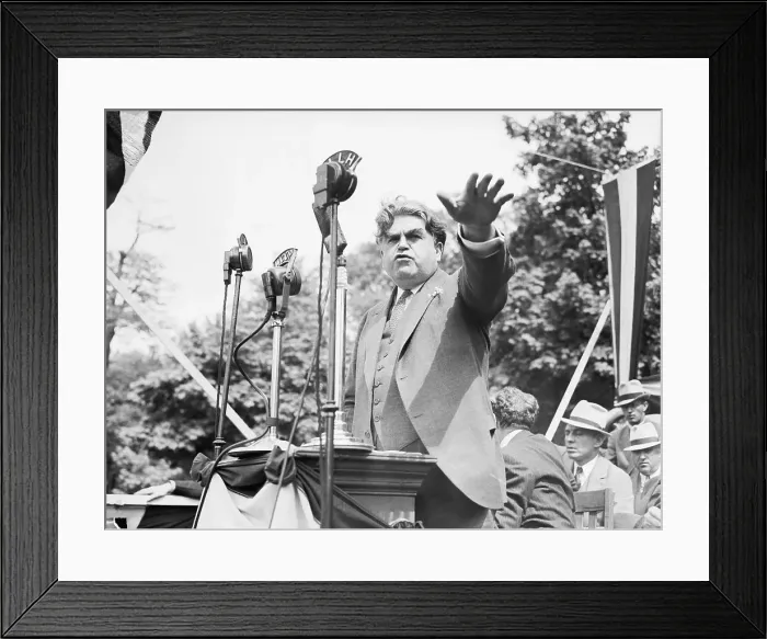 Framed Print : John L. Lewis Gestures at Podium Framed Print : John L. Lewis Gestures at Podium