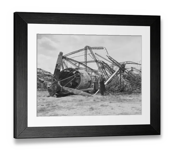 Framed Print : Hindenburg Crash Site Framed Print : Hindenburg Crash Site