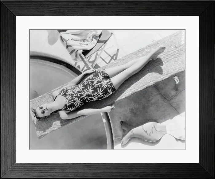 Framed Print : Portrait of Bette Davis Relaxing Between Takes Framed Print : Portrait of Bette Davis Relaxing Between Takes