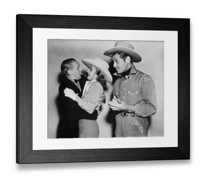 Framed Print : Clark Gable Writing on Pad as Walter Winchell and Carole Lombard Embrace Framed Print : Clark Gable Writing on Pad as Walter Winchell and Carole Lombard Embrace