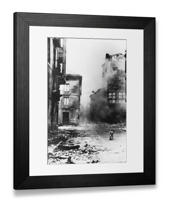 Framed Print : Guernica Basque Holy City Laid Waste Framed Print : Guernica Basque Holy City Laid Waste