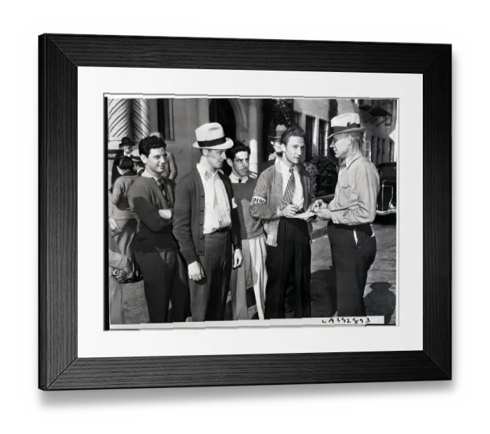 Framed Print : Strikers at Paramount Studios Framed Print : Strikers at Paramount Studios