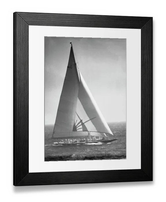 Framed Print : Endeavor II Losing America's Cup
